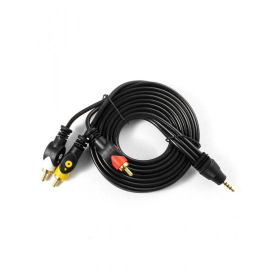 3.5mm Male to 3 RCA Audio Video Male AV