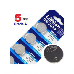 CR2032 Lithium Battery - 3V - 5 Pcs