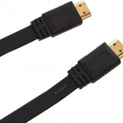 Cable hdmi flat 1.5m - black