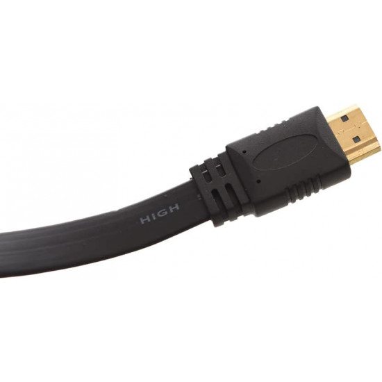 Cable hdmi flat 1.5m - black