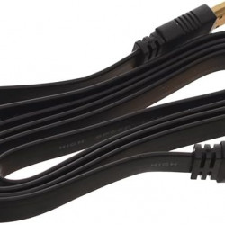 Cable hdmi flat 1.5m - black