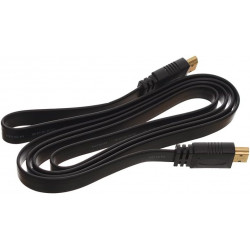 Cable hdmi flat 1.5m - black