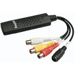 EasyCap USB Video Capture Adapter with Audio - Black