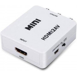 HDMI to AV 3RCA CVBs Composite Video Audio Converter 