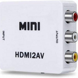 HDMI to AV 3RCA CVBs Composite Video Audio Converter 