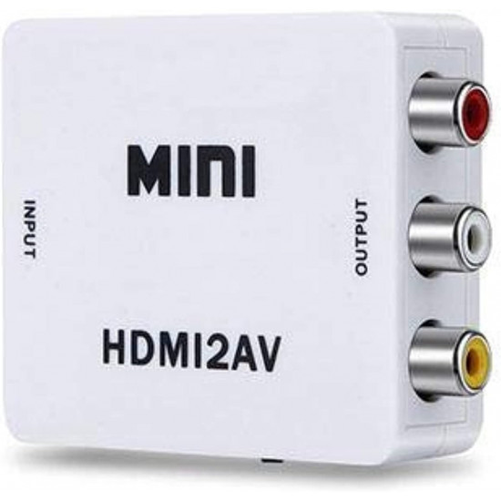 HDMI to AV 3RCA CVBs Composite Video Audio Converter 