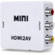 HDMI to AV 3RCA CVBs Composite Video Audio Converter 