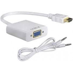 HDMI to VGA Converter Cable with Audio