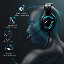 RUNMUS GAMING Gaming Headphone K1B Pro with LED 