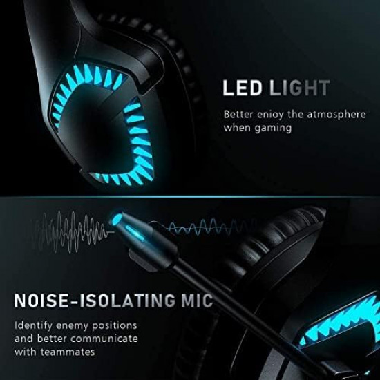 RUNMUS GAMING Gaming Headphone K1B Pro with LED 