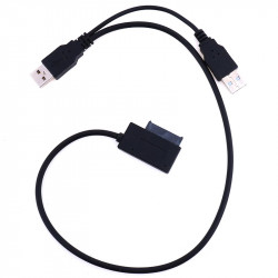 USB2.0  SATA Cable  For Laptop DVD-ROM Adapter Converter