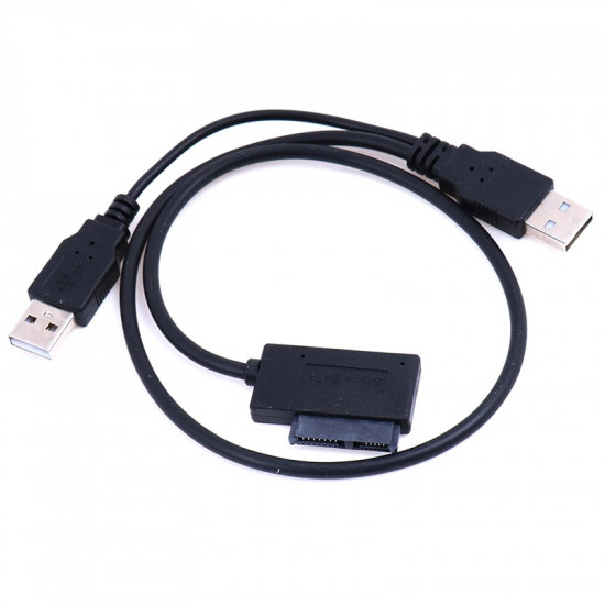 USB2.0  SATA Cable  For Laptop DVD-ROM Adapter Converter