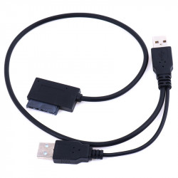 USB2.0  SATA Cable  For Laptop DVD-ROM Adapter Converter