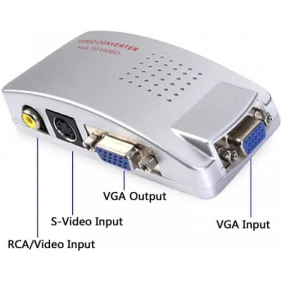 VGA to Video Converter Silver