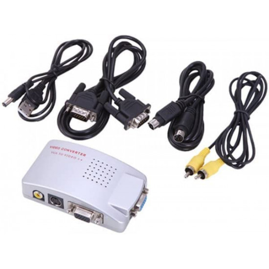 VGA to Video Converter Silver