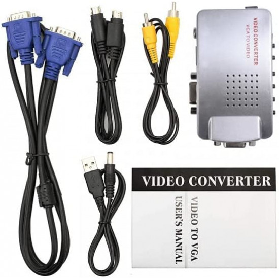 VGA to Video Converter Silver