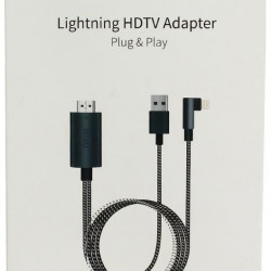 كابل توصيل موبايل الايفون على شاشة HDMI