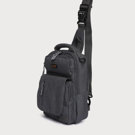 ELITE  Easy Bag For Men Dark grey