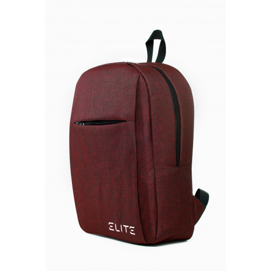 Elite BAG Backpack For 15.6 Inch Laptop   dark red