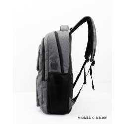 Haven backpack B.B 001 -   15.6 inch laptop bag Gray