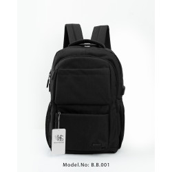 Haven backpack B.B 001 -   15.6 inch laptop bag black 