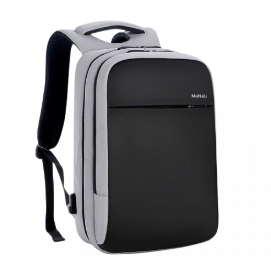 MEINAILI 1802 - 15.6-Inch Waterproof Backpack  Gray